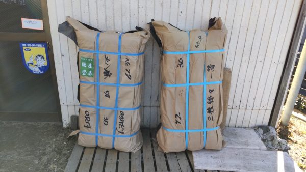 最近の熊本県産畳表にはくまモンのQRタグがついてます！